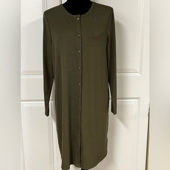 Lascana Long Ribbed Cardigan - Picture 2 of 8